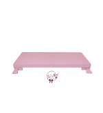 Pink: Baby Pink Rectangular Footed Tray