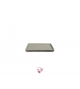 Gray Rectangular Tray (Mini) 
