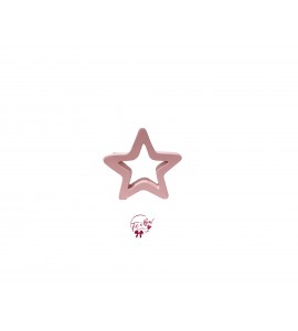 Light Pink Star Keyhole Silhouette (Small)