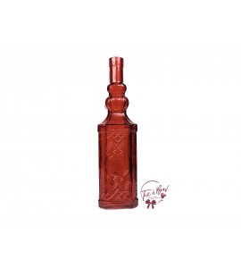 Red Bottle: Red Vintage Bottle
