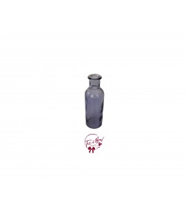 Purple Bottle: Round Purple Collared Bottle 