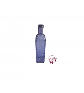 Purple Bottle: Purple Square Fluted Bottle 