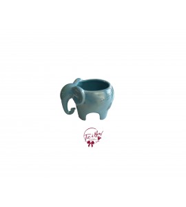 Blue Vase: Blue Pearled Elephant Vase 
