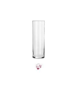 Clear Vase: Cylinder Vase (9" Tall)