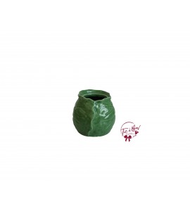 Green Vase: Small Green Leaf Vase 