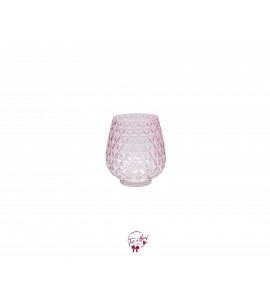 Pink Vase: Pink Triangle Design Vase 